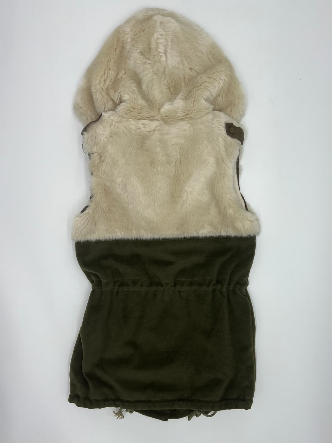 에고이스트 페이크 퍼 후드 베스트 상품이미지3