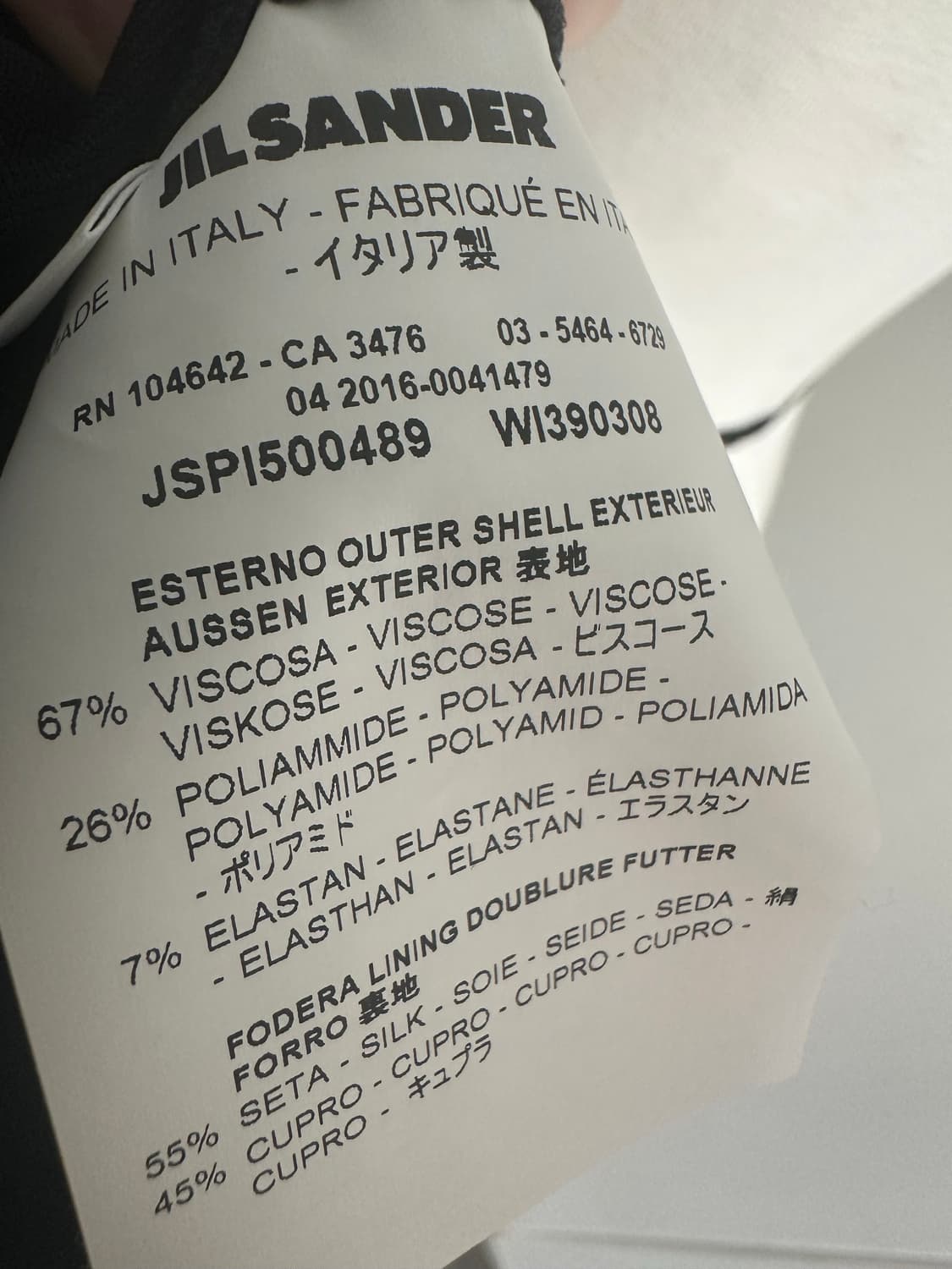 질샌더 오픈백 미디 원피스 상품이미지9