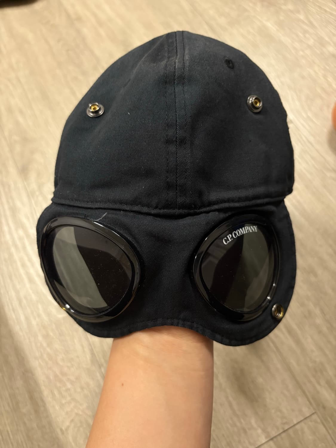 C.p. Company 고글캡 블랙  상품이미지1