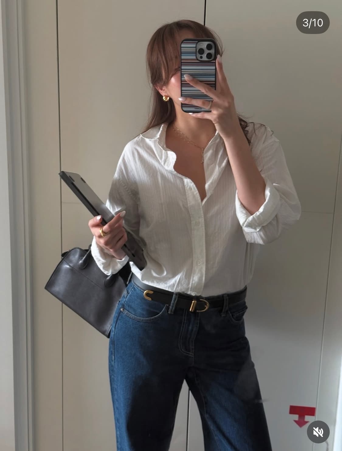 글로니(glowny) HANNAH JEANS MID BLUE 한나진 해나 상품이미지2