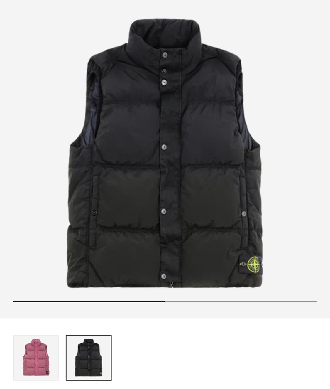 [XL] 스톤아일랜드 나일론 패딩조끼 24fw 상품이미지1