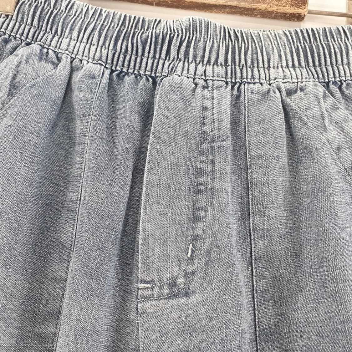파르티멘토 네이비 여자 데님 반바지 M N4793 상품이미지4