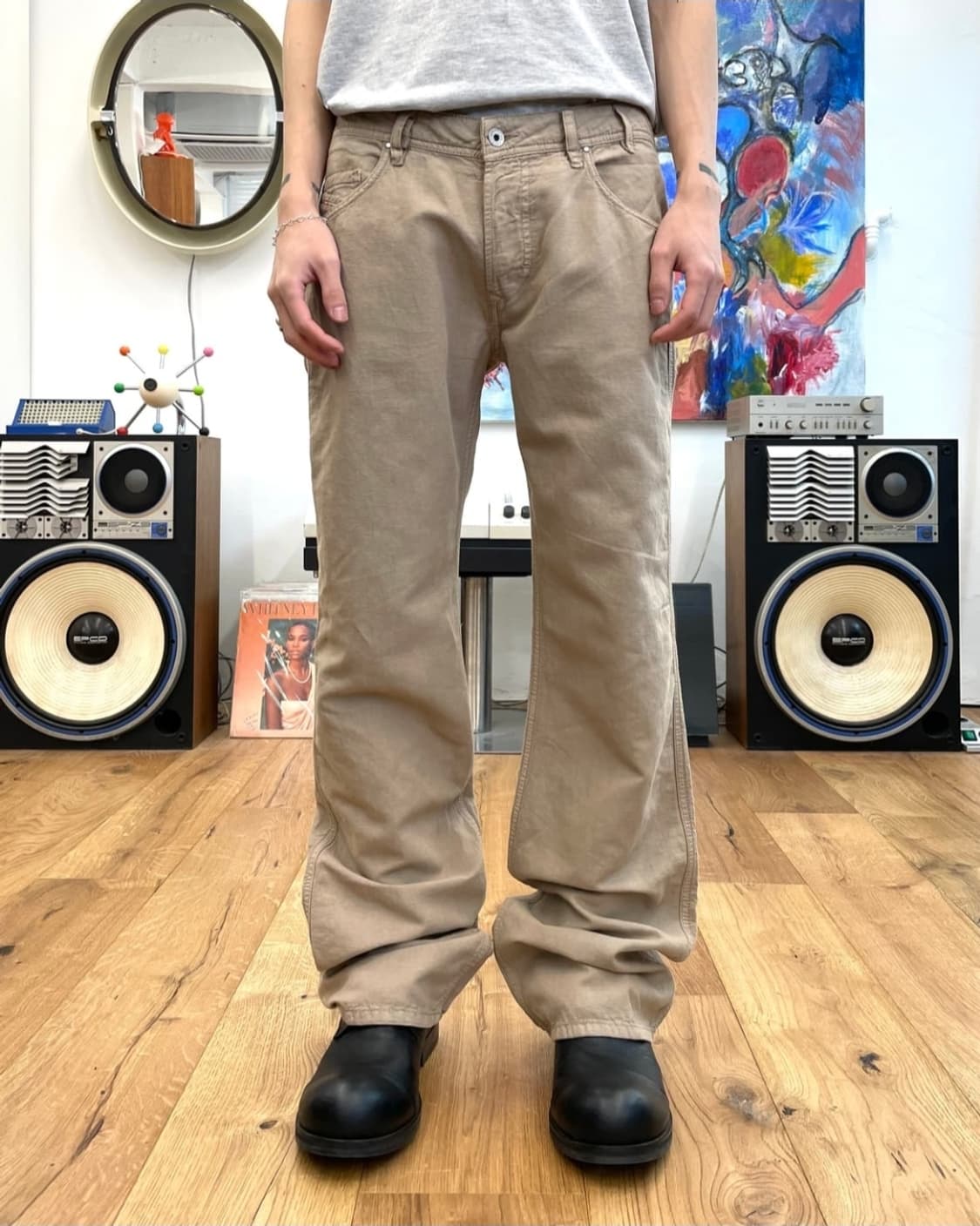 디젤 베이지 팬츠 33 상품이미지1