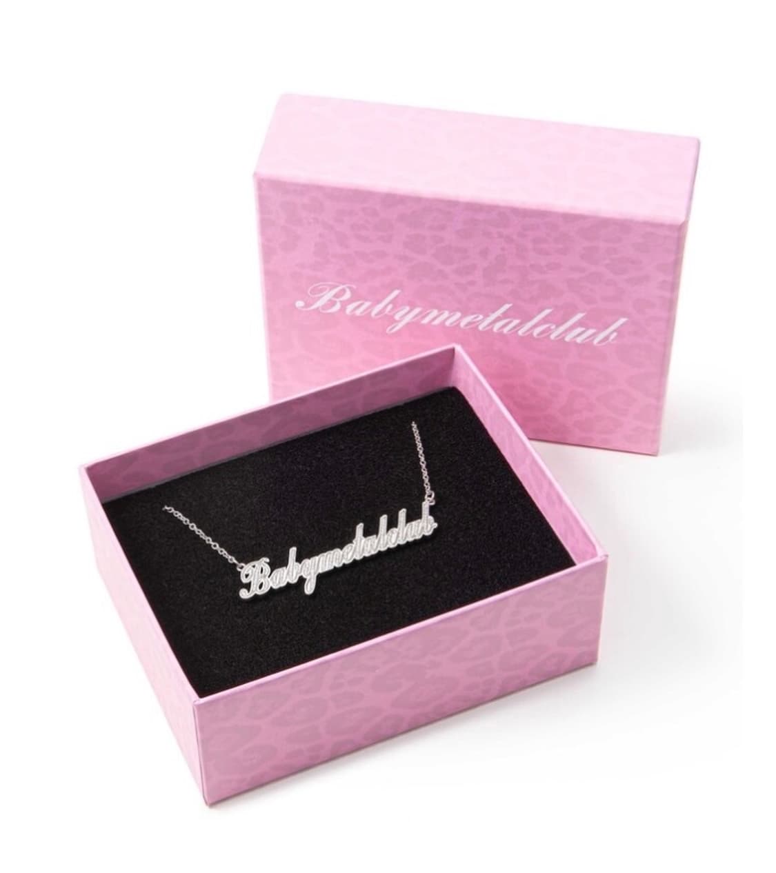 베이비메탈클럽 베메클 로고 목걸이 실버 상품이미지1