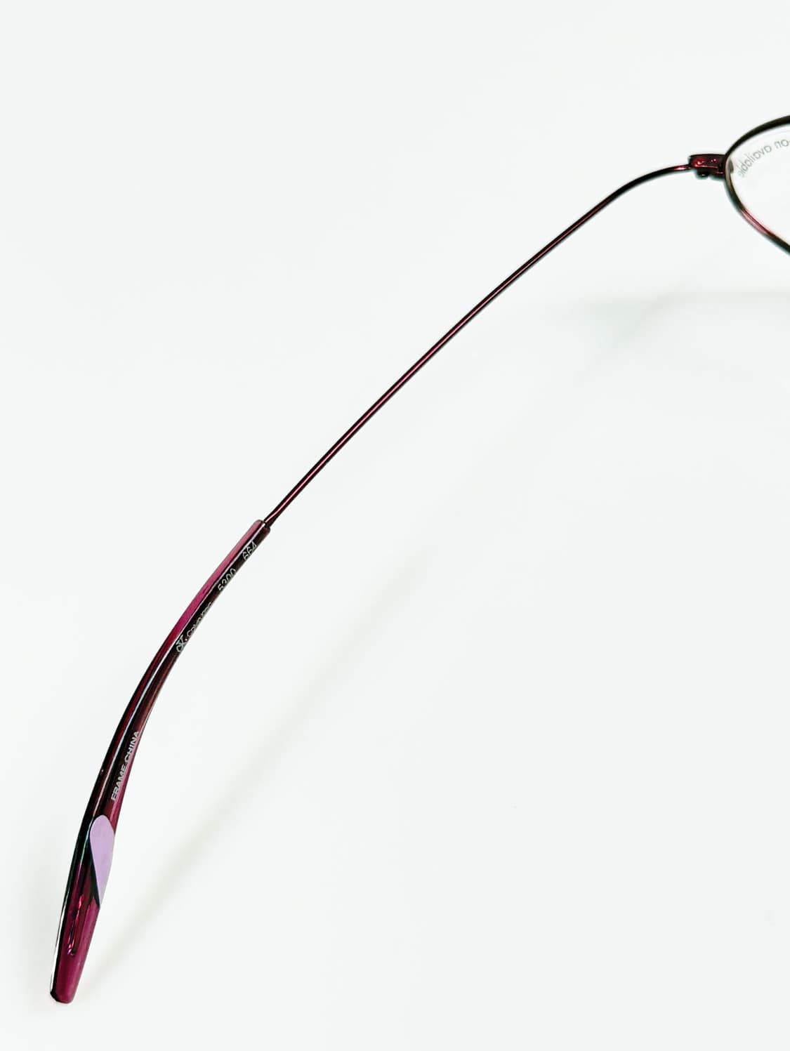 캘빈클라인 슬림 오벌 버건디 메탈 빈티지 안경 상품이미지7