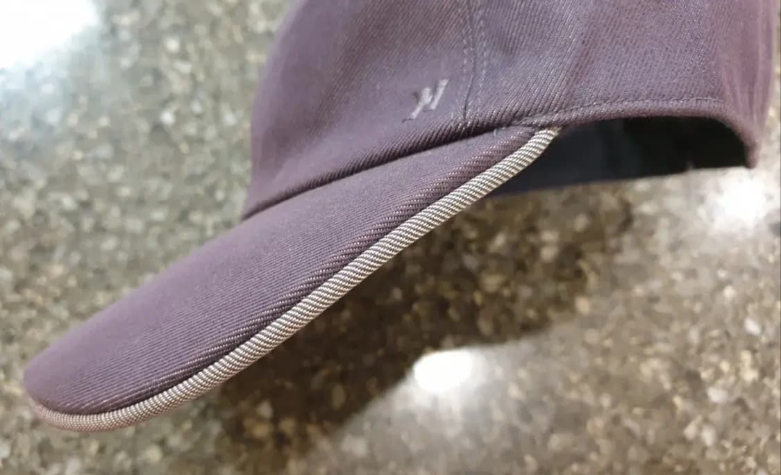 HERMES 'H' Logo Denim Ballcap 상품이미지6