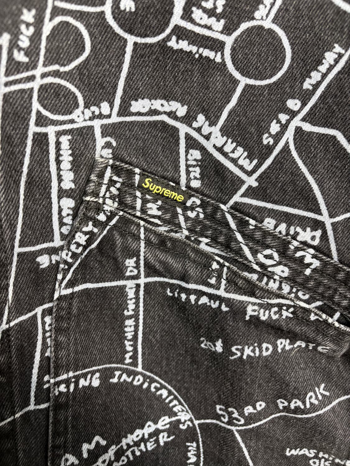 슈프림 19ss 곤즈 맵 워크자켓 A3648 상품이미지3