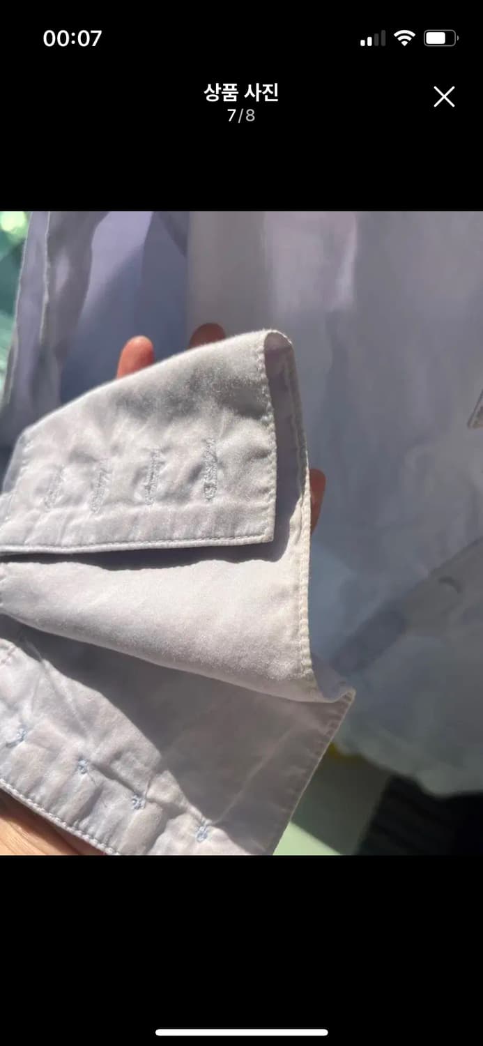 트리밍버드 셔츠 블루 상품이미지7