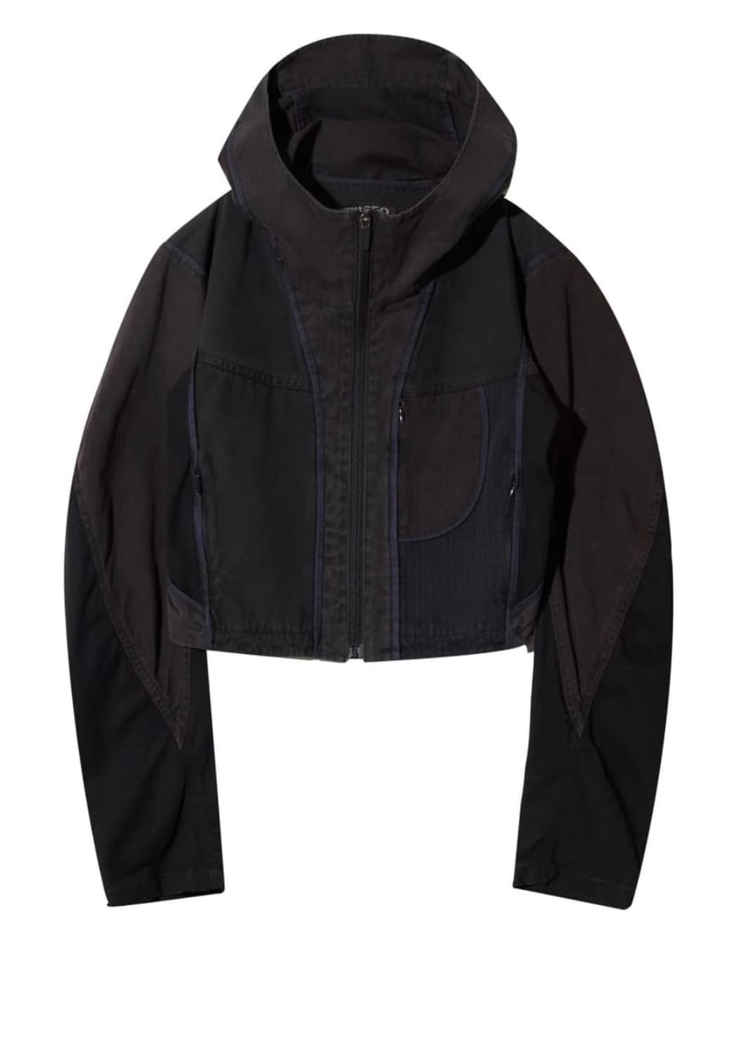 hyeinseo Patchwork Crop Jacket 상품이미지1