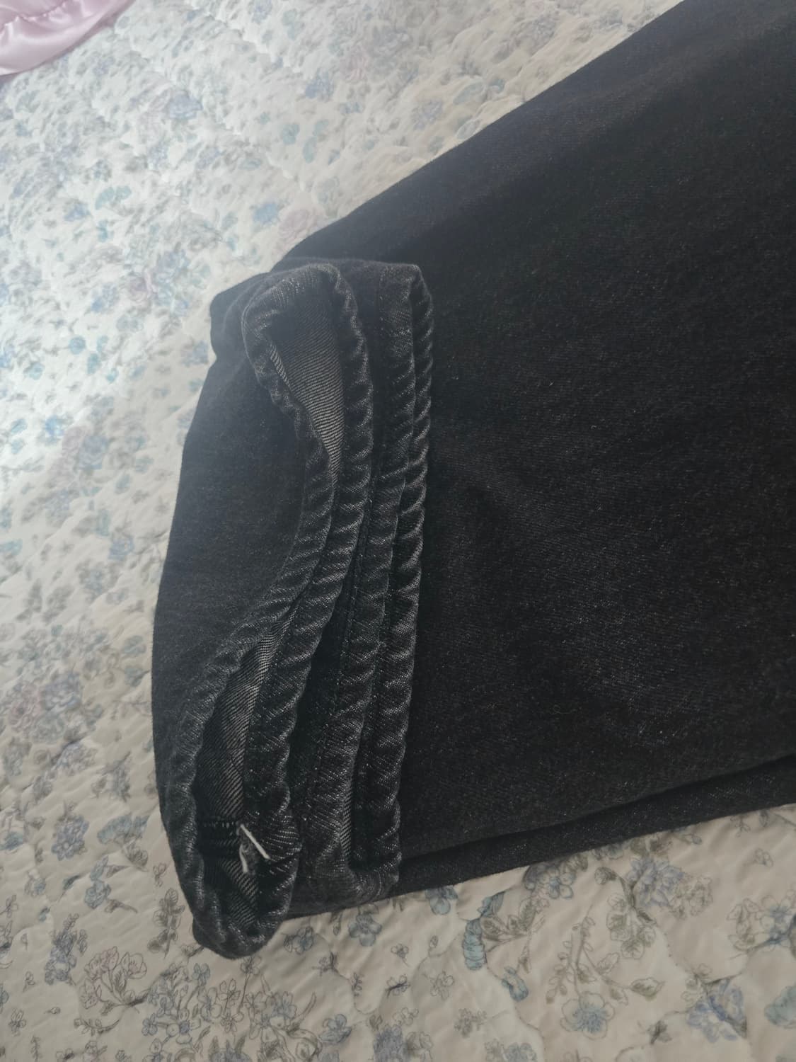 브랜디드 51036 콘밀원단 오닉스 블랙진32 상품이미지5