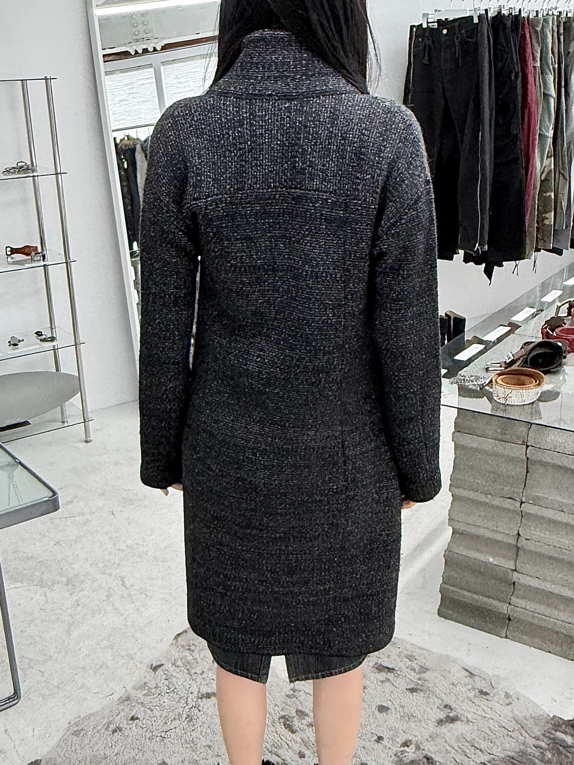 트랜짓 드레이프 울 코트 상품이미지2