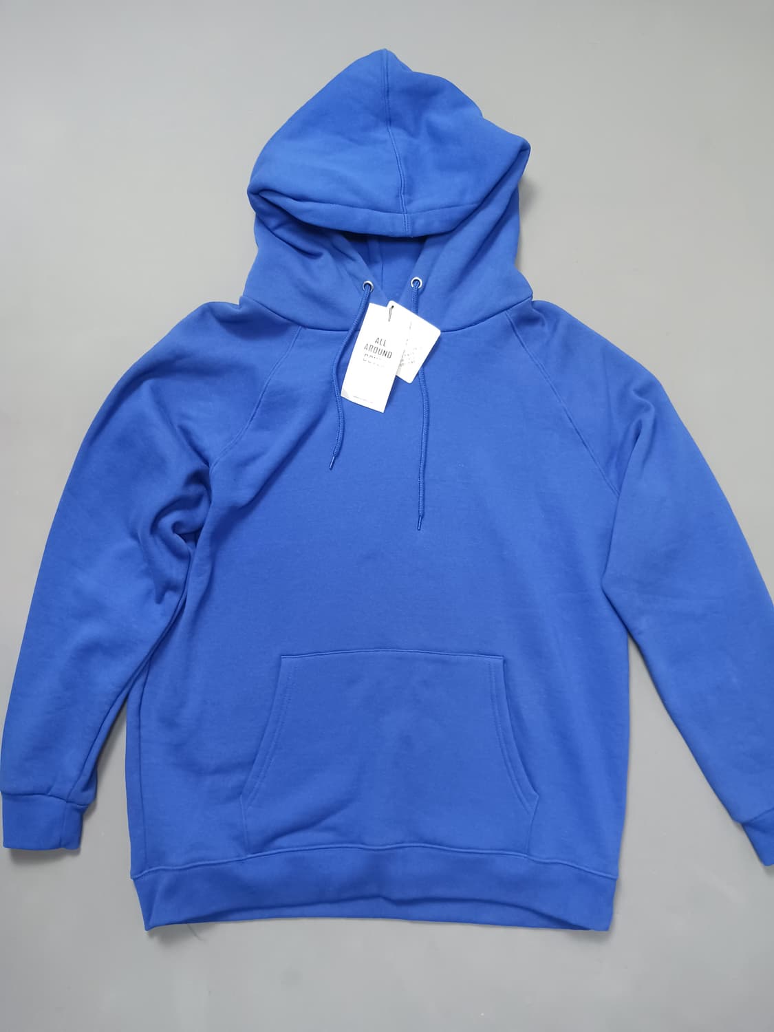새제품 [XL] 어커버 블루 기능성 기모 후드티셔츠 상품이미지1