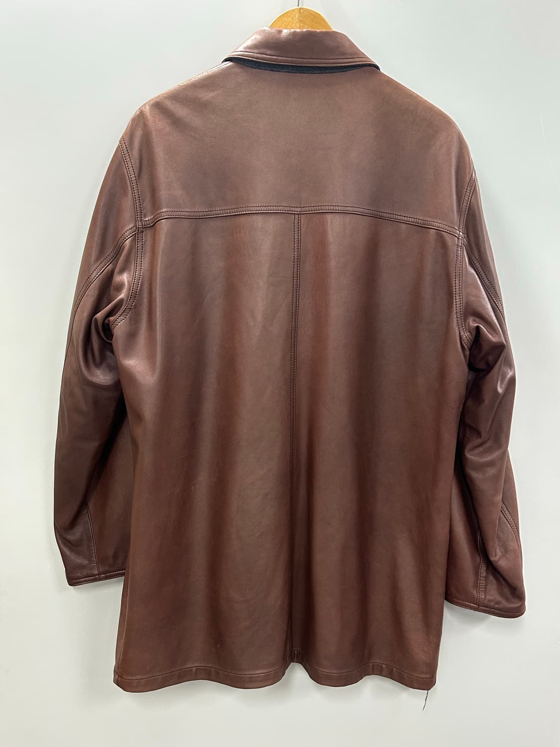 이태리 SULKA 리버시블 가죽 카코트 상품이미지4