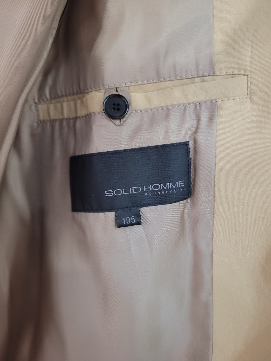 솔리드옴므 염소가죽 투톤 블루종 자켓 105사이즈 상품이미지8