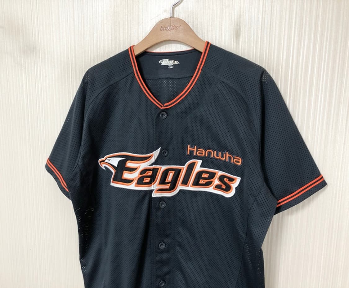 KBO KN 한화이글스 다크그레이 원정유니폼/져지 100 상품이미지6