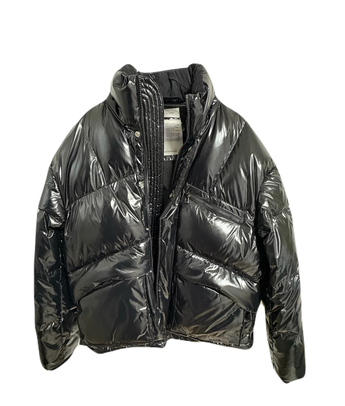 메종 미네드 패딩, 구스다운 패딩, 구스 다운, 블랙 상품이미지2