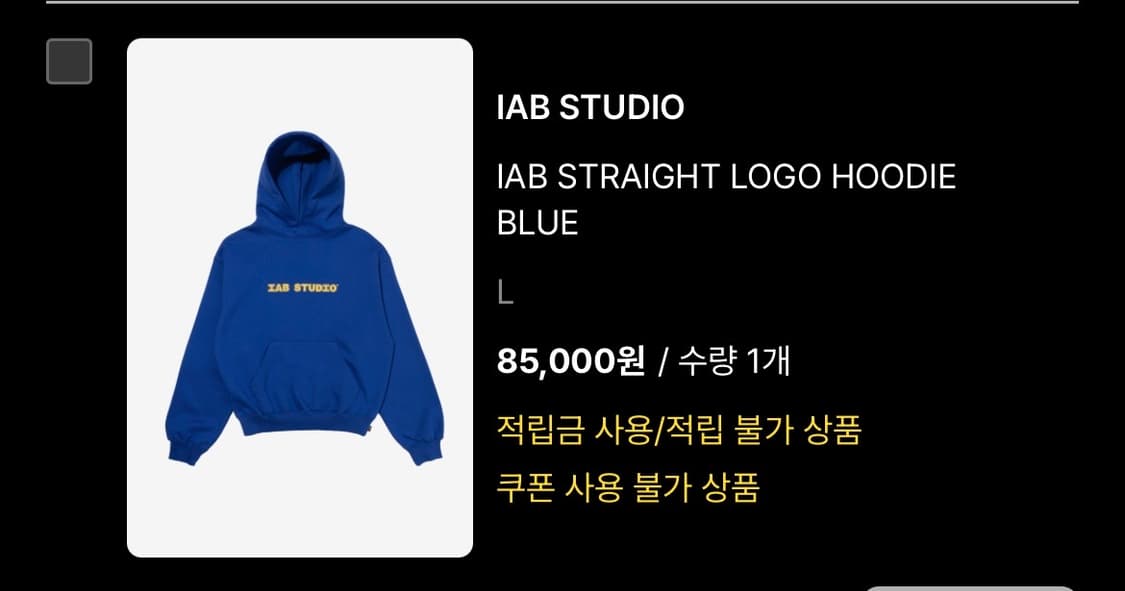 아이앱스튜디오 후드티 상품이미지3