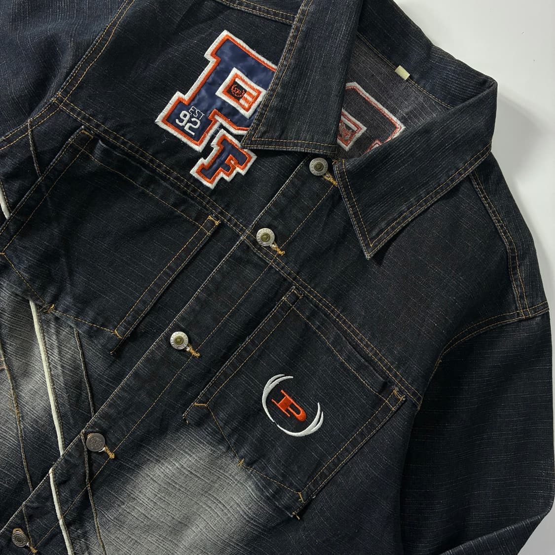 Phat Farm  팻팜 레이싱 데님 자켓  상품이미지5