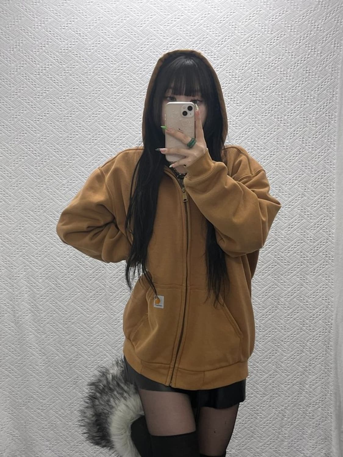 칼하트 모던 캐주얼 빈티지 써멀 후드집업 L C09149 상품이미지1