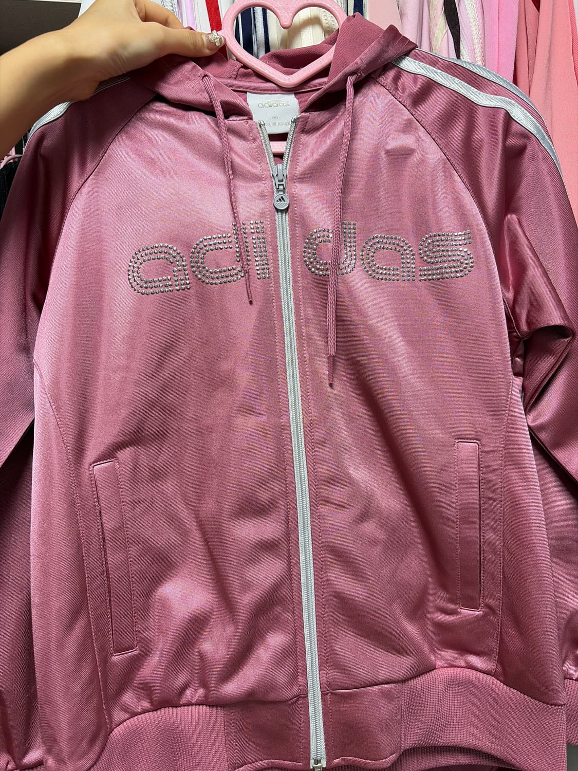 아디다스 대장급 Y2K 인디핑크 큐빅 져지 90 상품이미지2