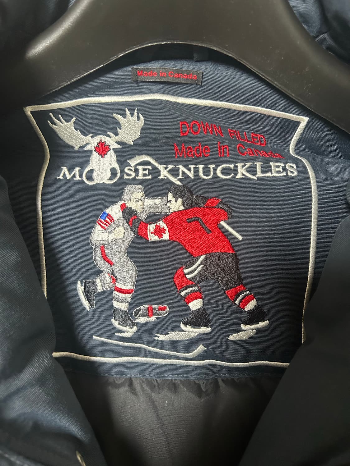 무스너클 네이비 다운 필드 자켓 상품이미지4