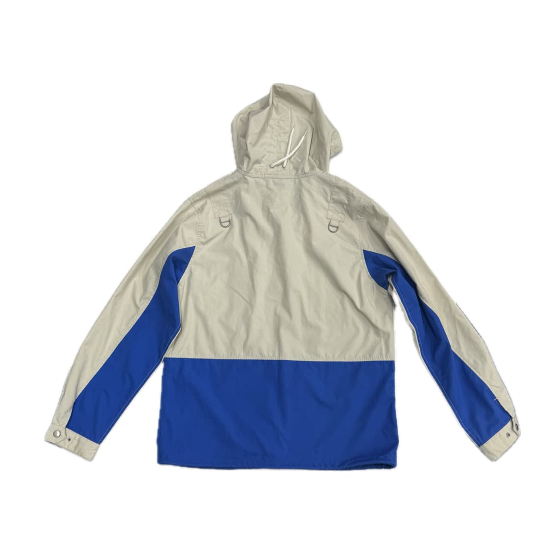 TYR 시티보이 올드스쿨 스트릿 블루 베이지 봄버 자켓 후드 집업 코튼 상품이미지3