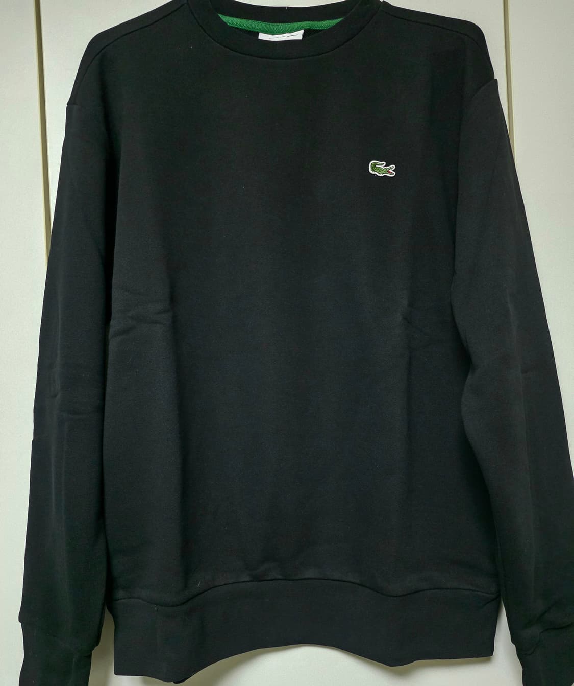 라코스테 블랙 맨투맨 티셔츠 m 상품이미지1