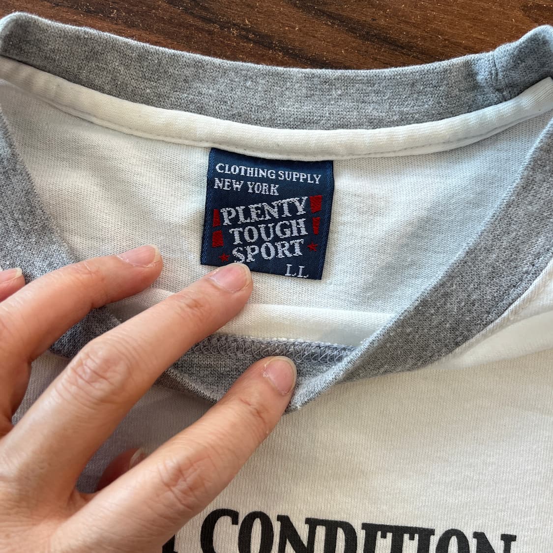 Plenty Tough 화이트 티셔츠 상품이미지5