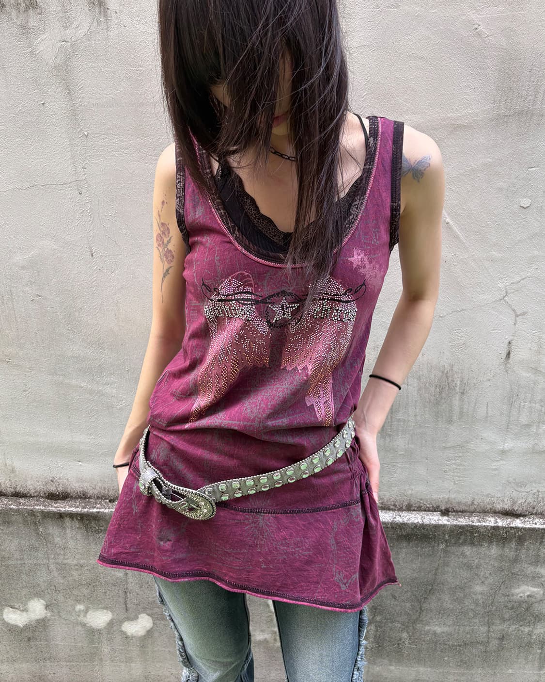 Libertalia grunge cubic dress 상품이미지5