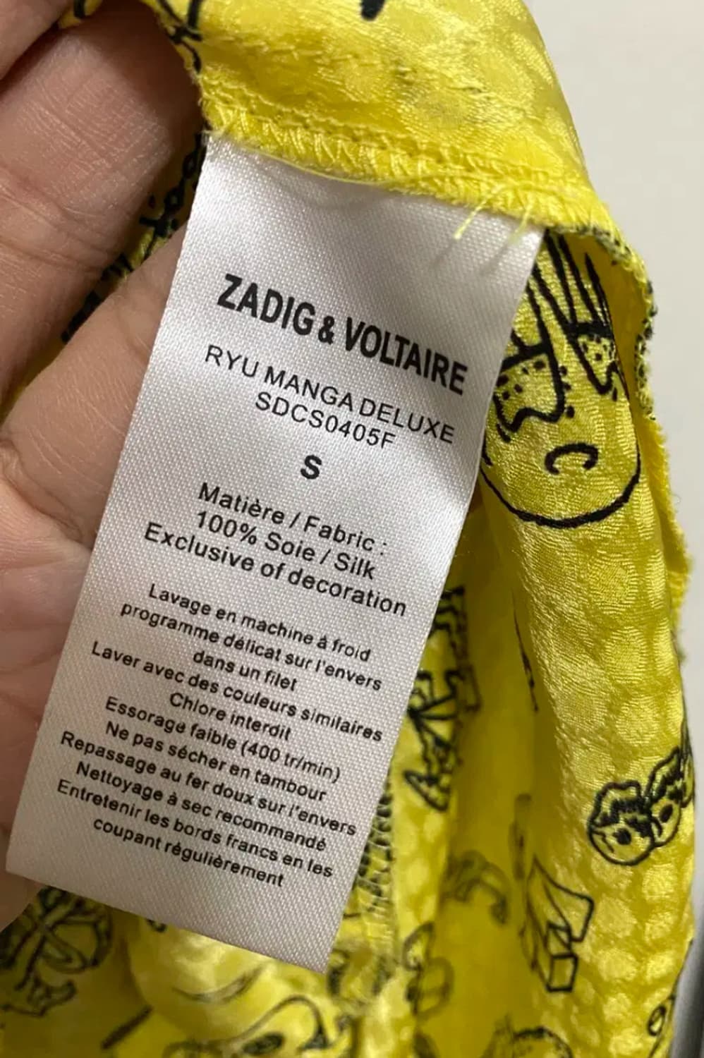 쟈딕앤볼테르 실크 미디 원피스 상품이미지6