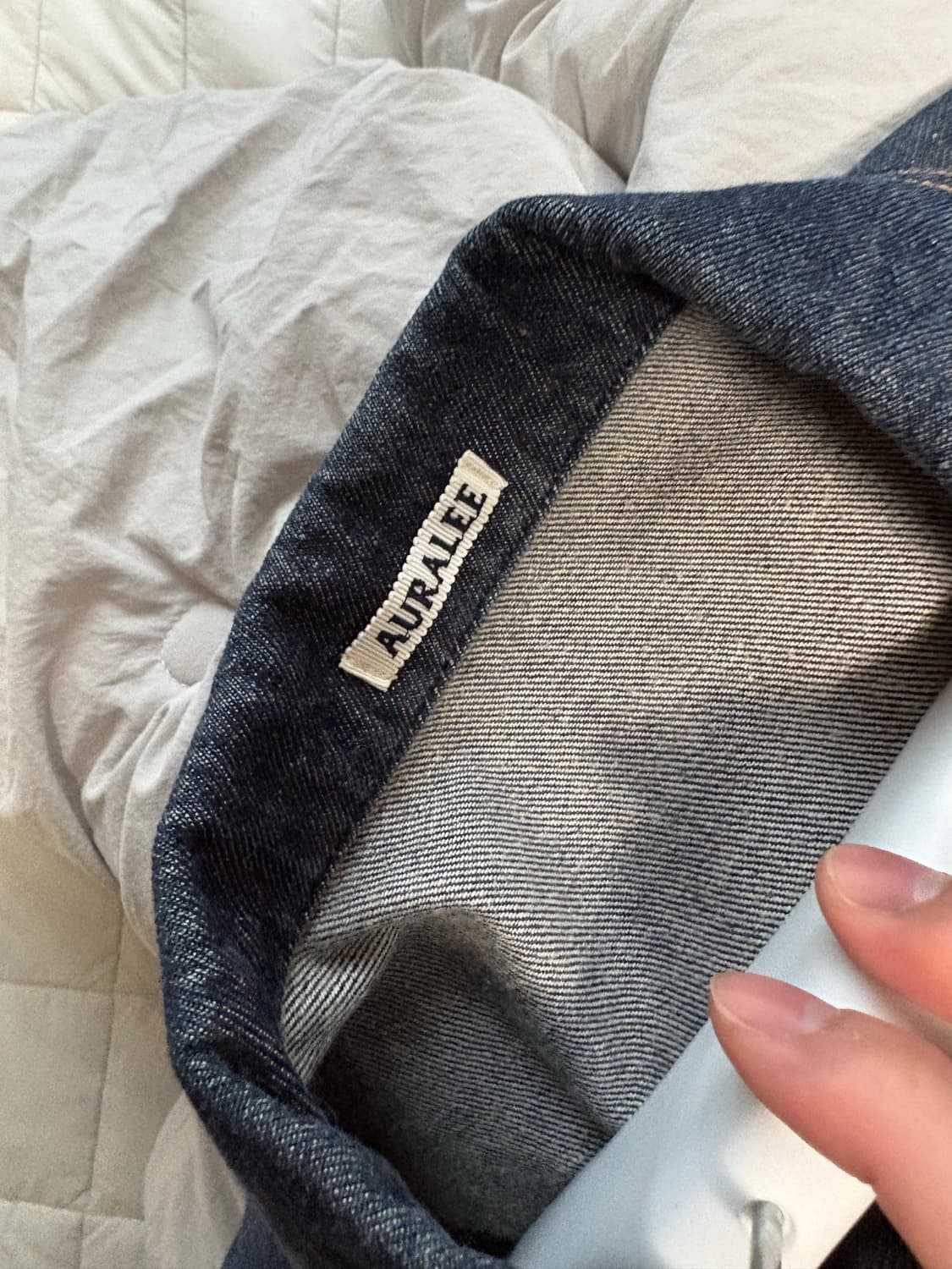 오라리 데님 블루종 자켓 상품이미지4