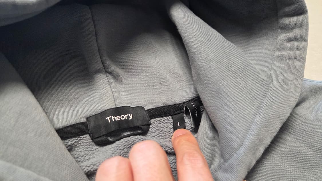 띠어리 컬러필드 그래픽 큐어  후드 티셔츠  상품이미지6