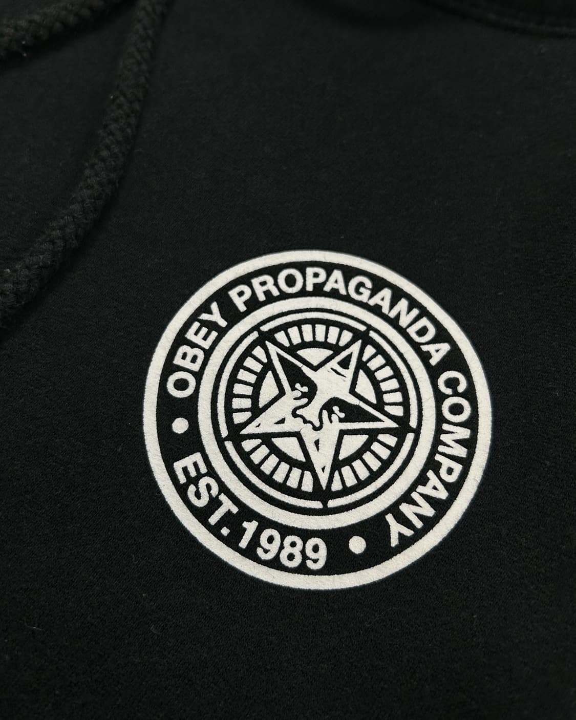 오베이 월드와이드 블랙 후드티  상품이미지6