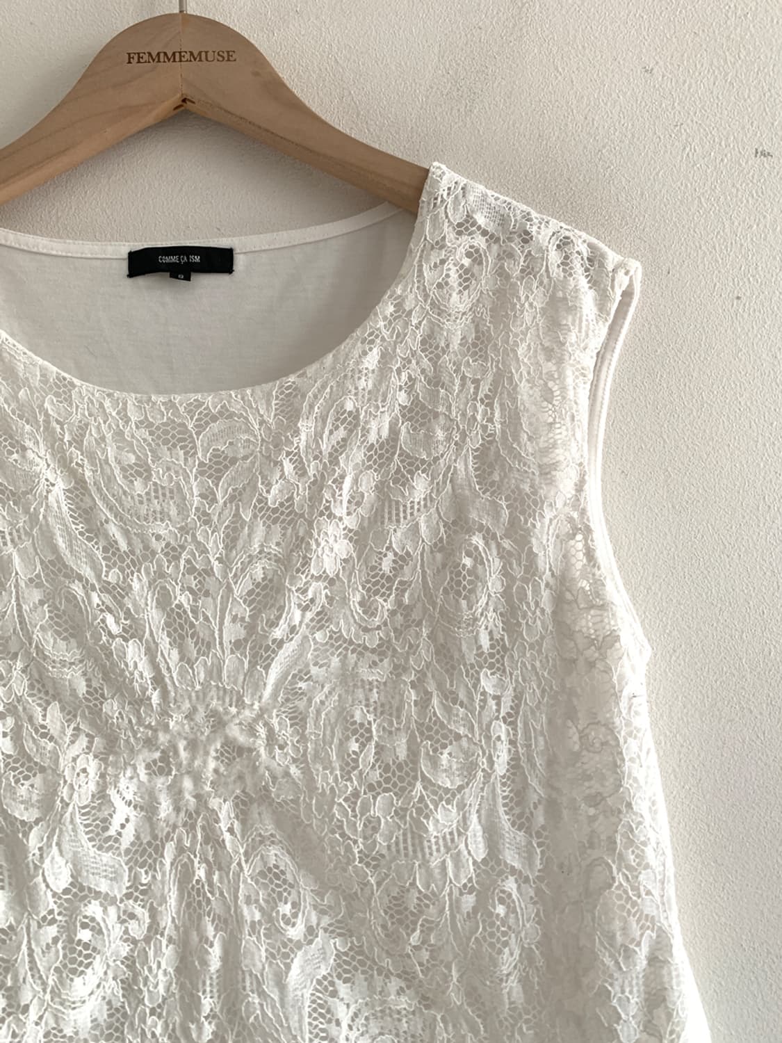 Lace sleeveless top 상품이미지4