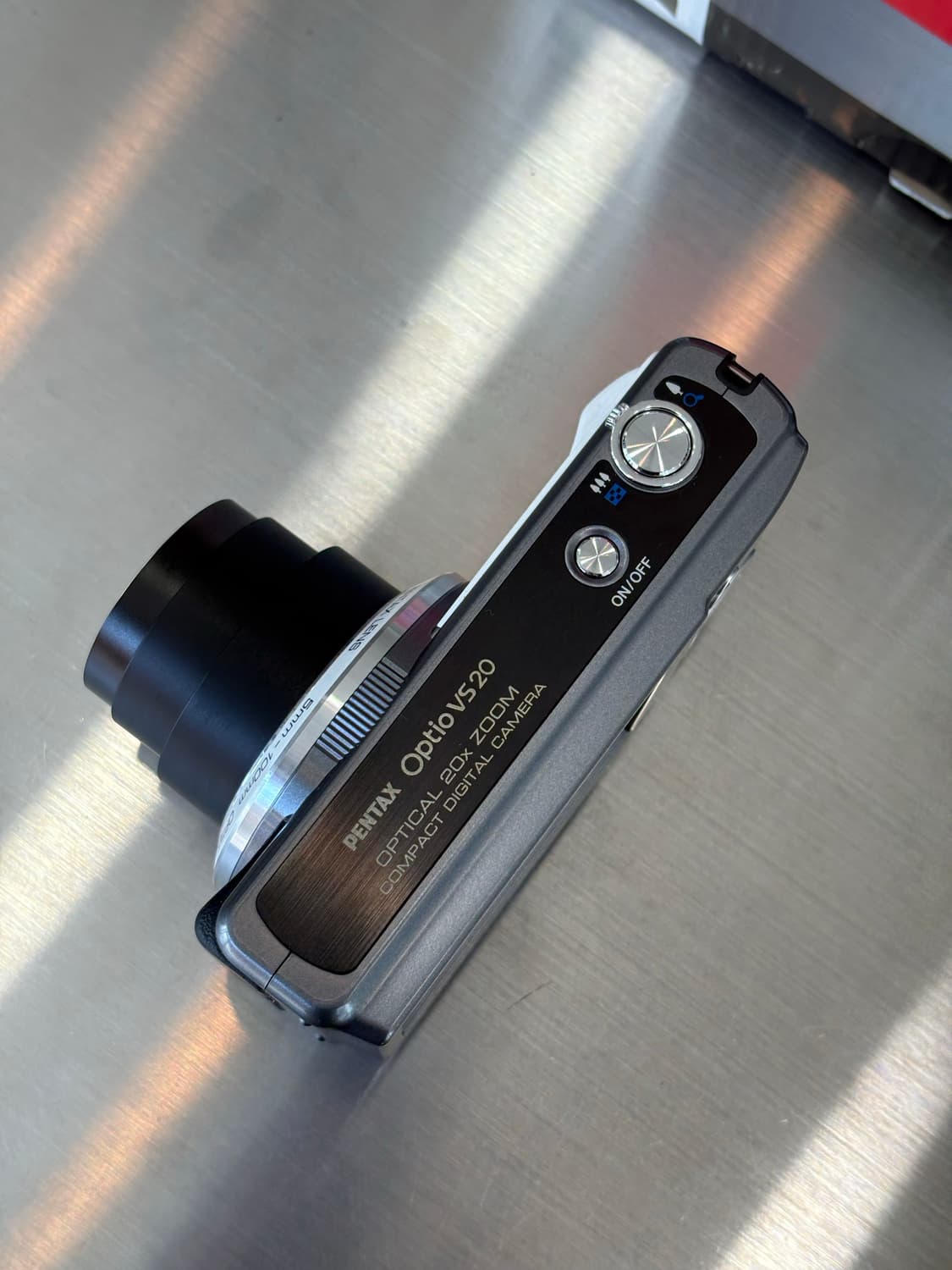 풀박/배터리2개/한글/날짜표시)펜탁스 옵티오 vs20 화이트 빈티지디카 상품이미지6