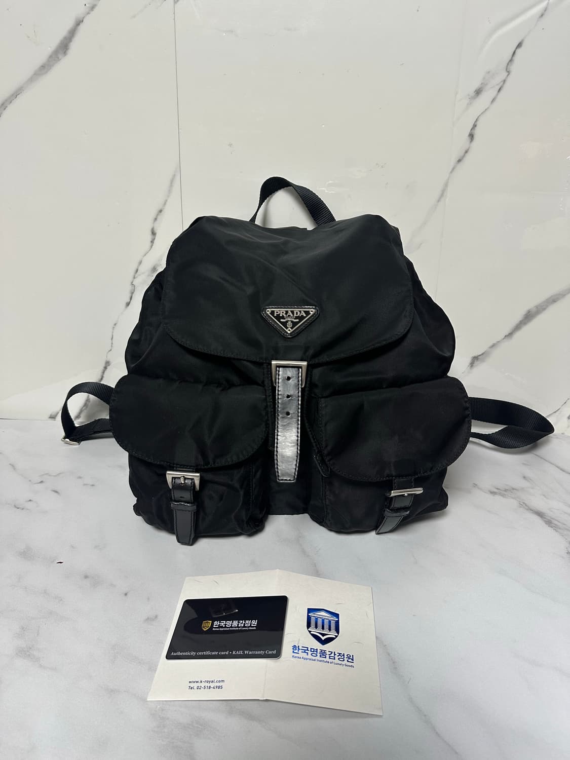 [A 정품] 프라다 투포켓 백팩 미디움 상품이미지9