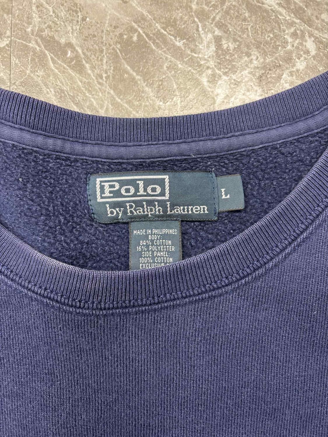 폴로 랄프로렌 준신형 네이비 스웨트셔츠 맨투맨(L) 상품이미지4