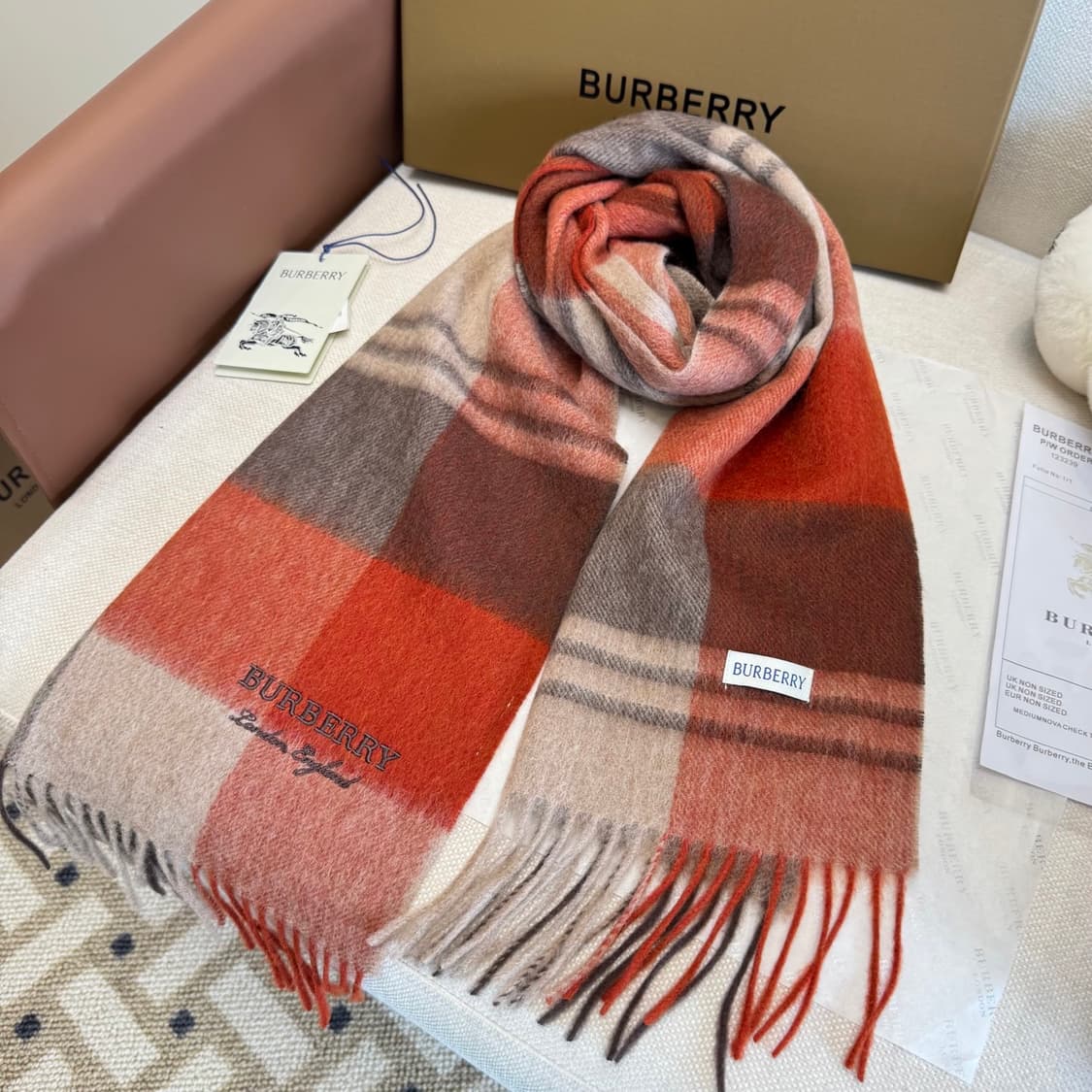 버버리 리버서블 스카프 100% 램스울
 상품이미지3