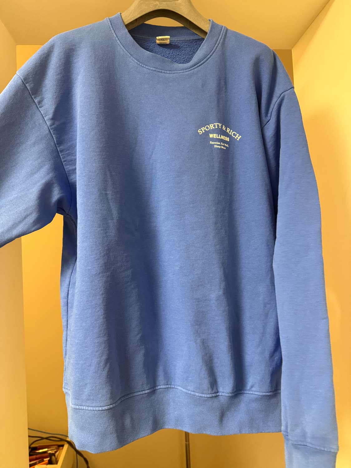 스포티앤리치 블루 맨투맨 M 상품이미지4