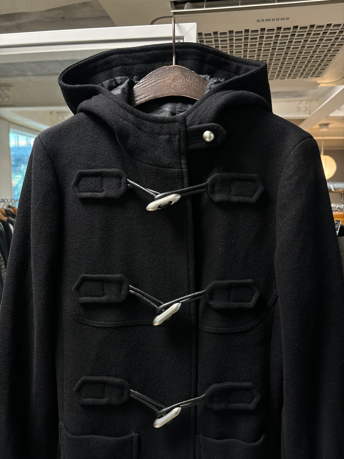 Kiyoko takase 더플 후드 자켓 상품이미지3