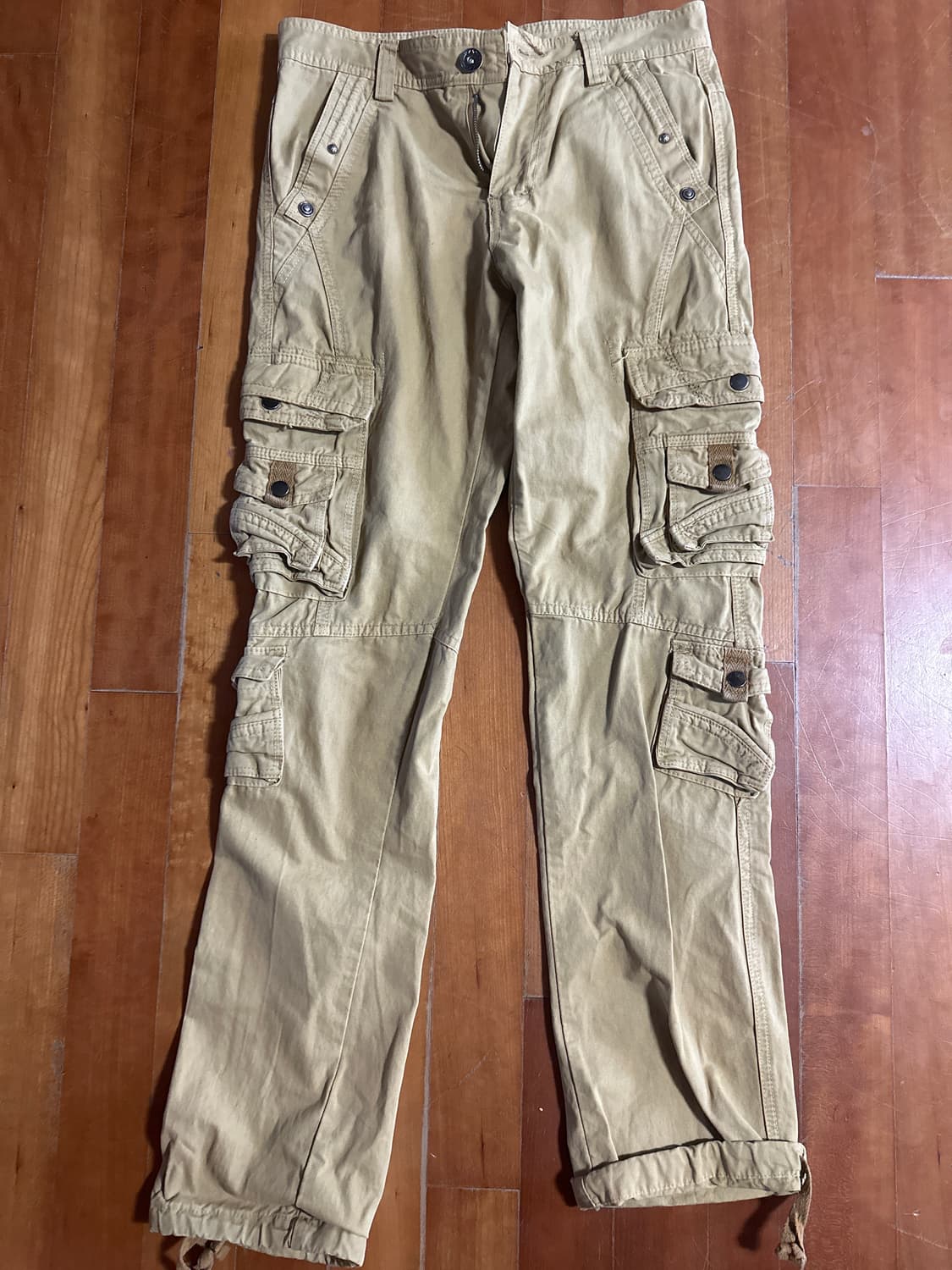 JUNYE JEANS 빈티지 밀리터리 탄창 카고팬츠 31 상품이미지1