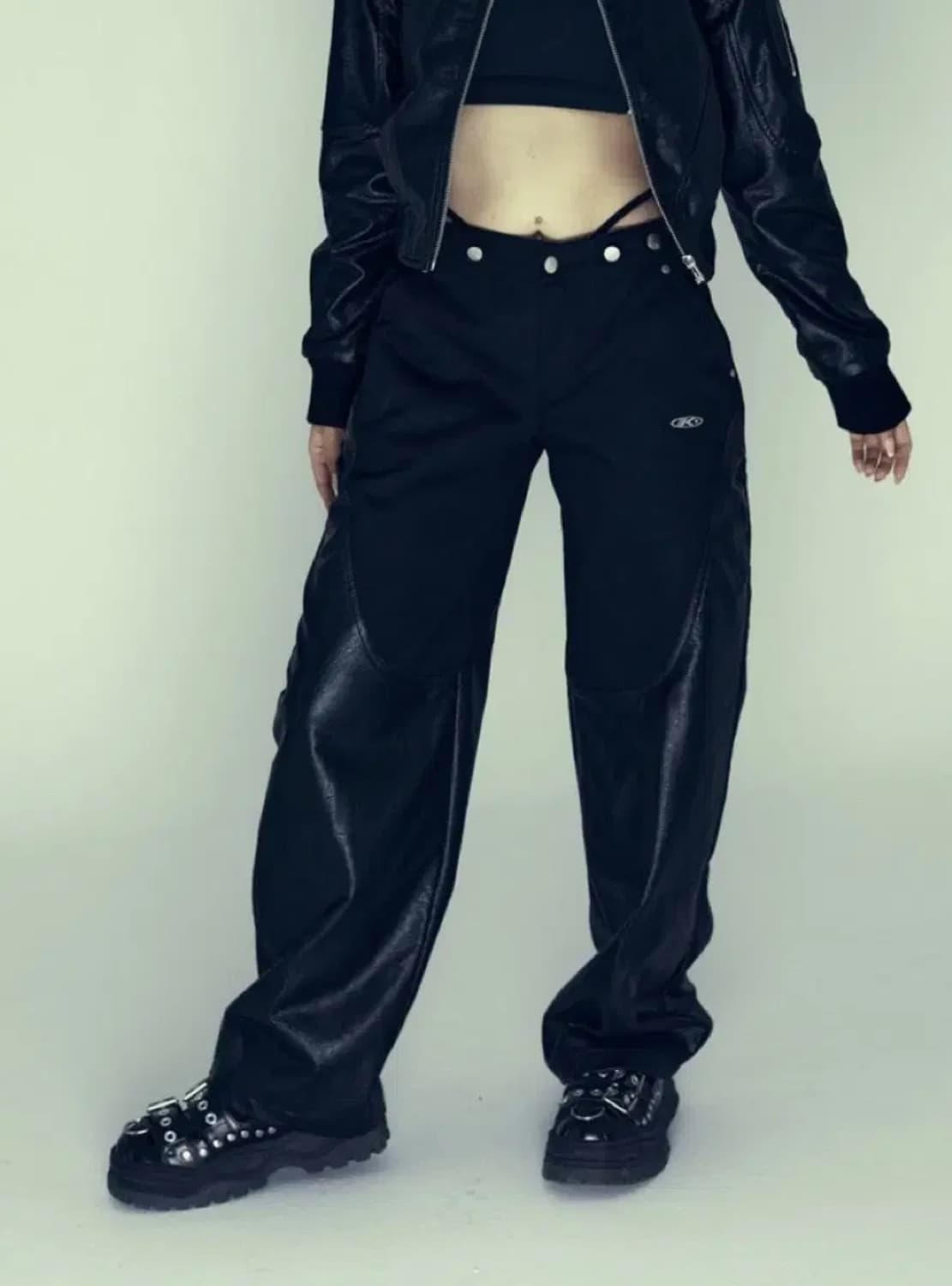 카시코 레더 팬츠 상품이미지2