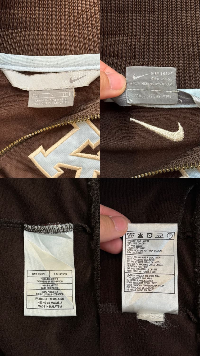 00’s 나이키 빅로고 트랙탑 집업 상품이미지10