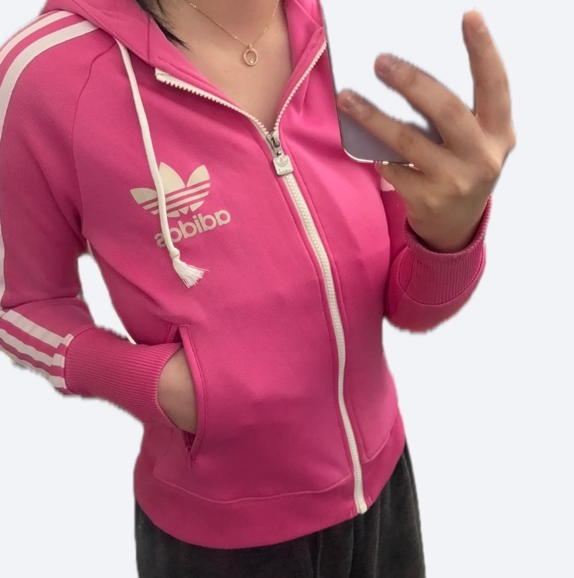 🩷대장급 아디다스 파이어버드 빅로고 핑크 후드집업🩷 상품이미지1