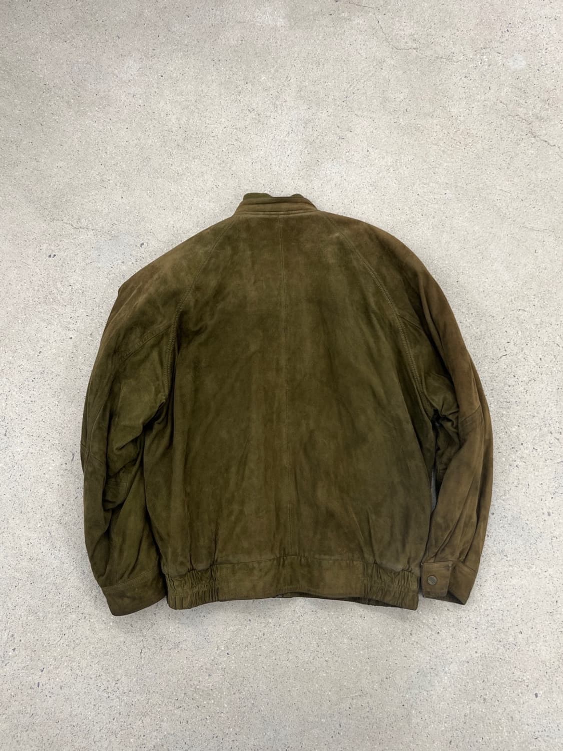 Lesamans 90s 램스킨 스웨이드 봄버 자켓 상품이미지5