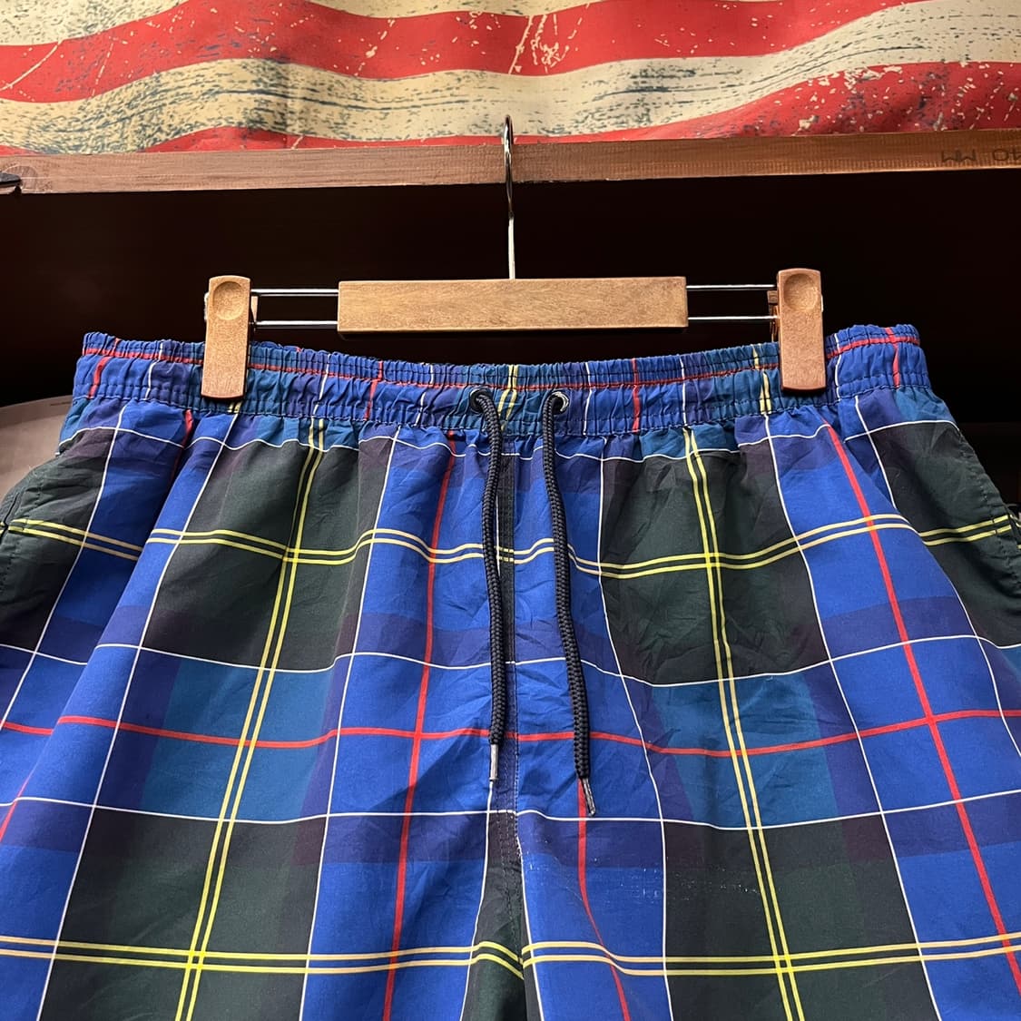 바버 클래식 타탄체크 스윔 쇼츠 팬츠 N1711 상품이미지3