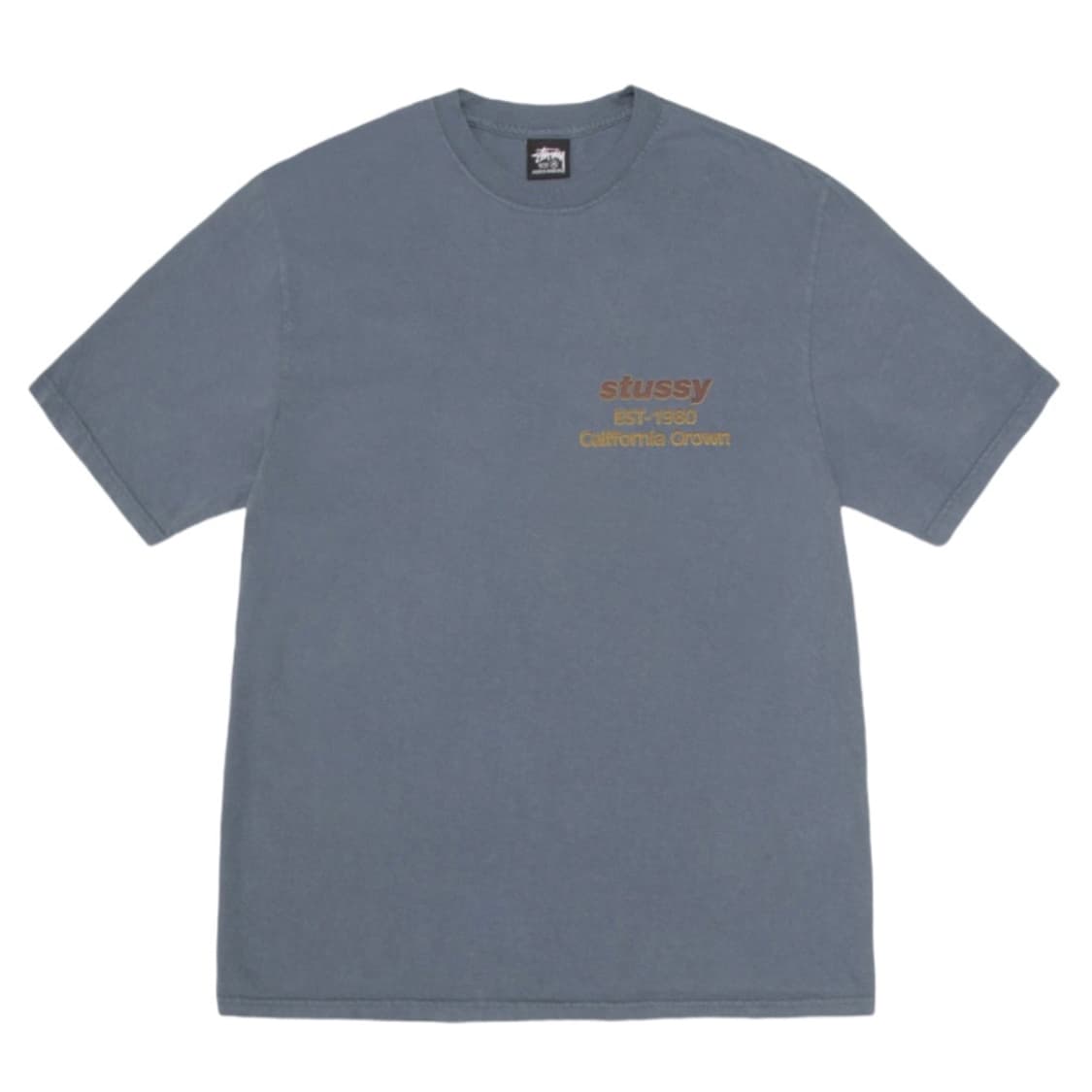 [XXL] 스투시 캘리포니아 그로운 피그먼트 반팔 티셔츠 네이비 상품이미지2