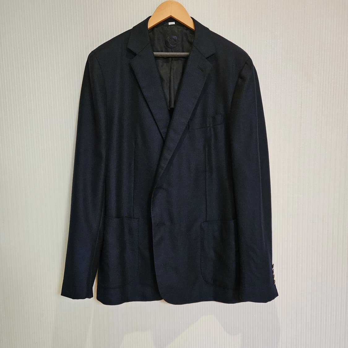 Caruso 캐시미어 100% 네이비 자켓 / 105~110 상품이미지1