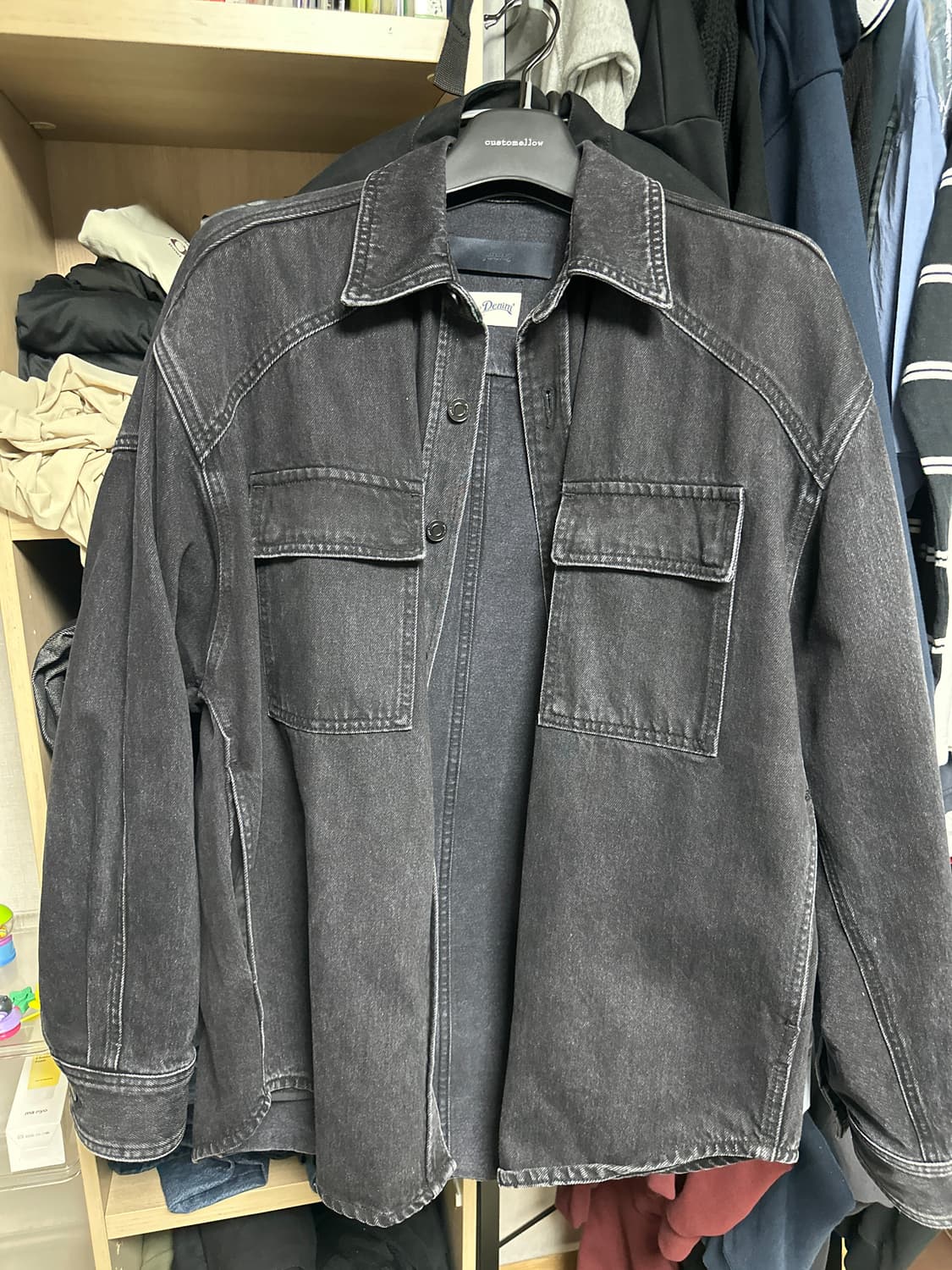 준지 데님 셔츠 자켓 상품이미지1