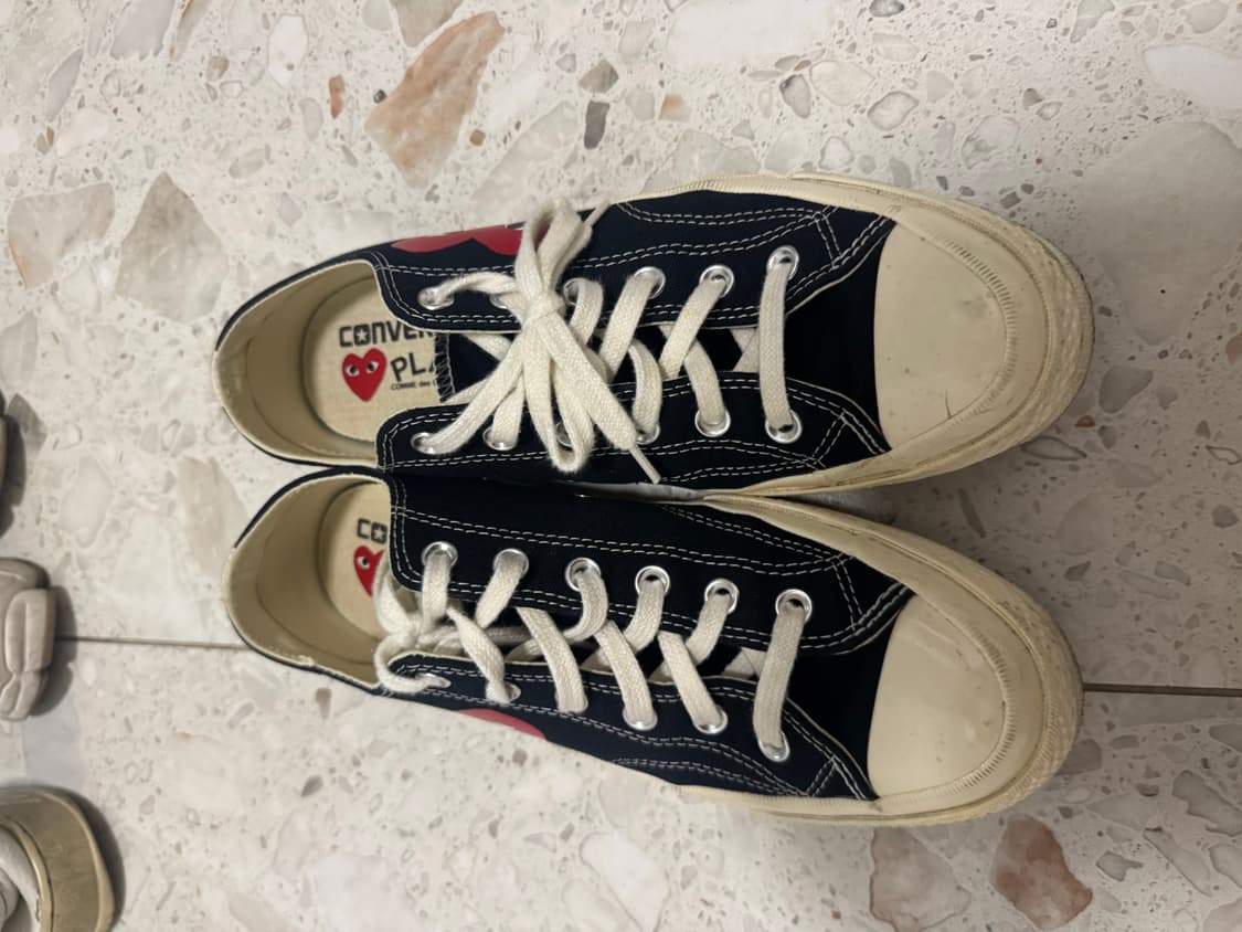 컨버스x꼼데가르송 척 70로우 265 판매합니당:) 상품이미지1